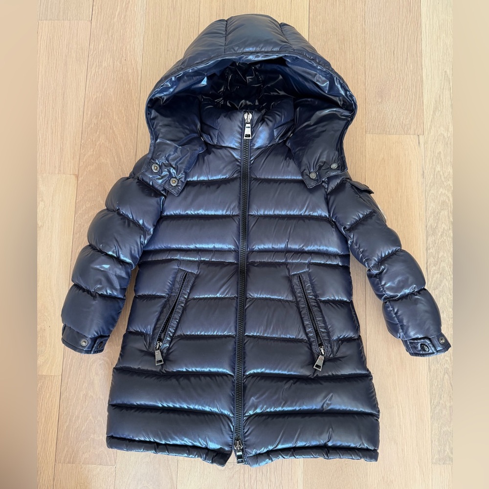Moncler Kids Puffer Jacket - Navy Blue
